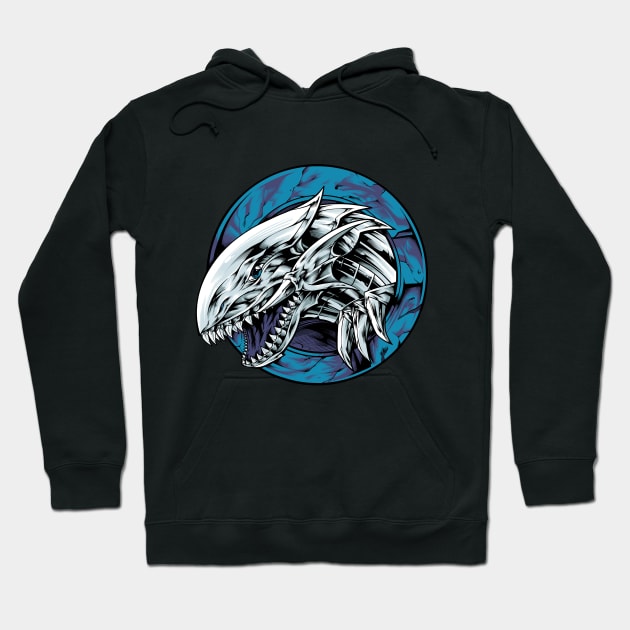 Blue eyes clearance white dragon hoodie
